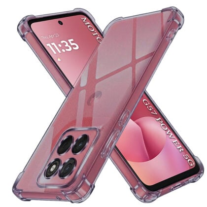 Techsuit Shockproof Clear Silicone - θήκη για Motorola Moto G57 Power / G67 - Διάφανο