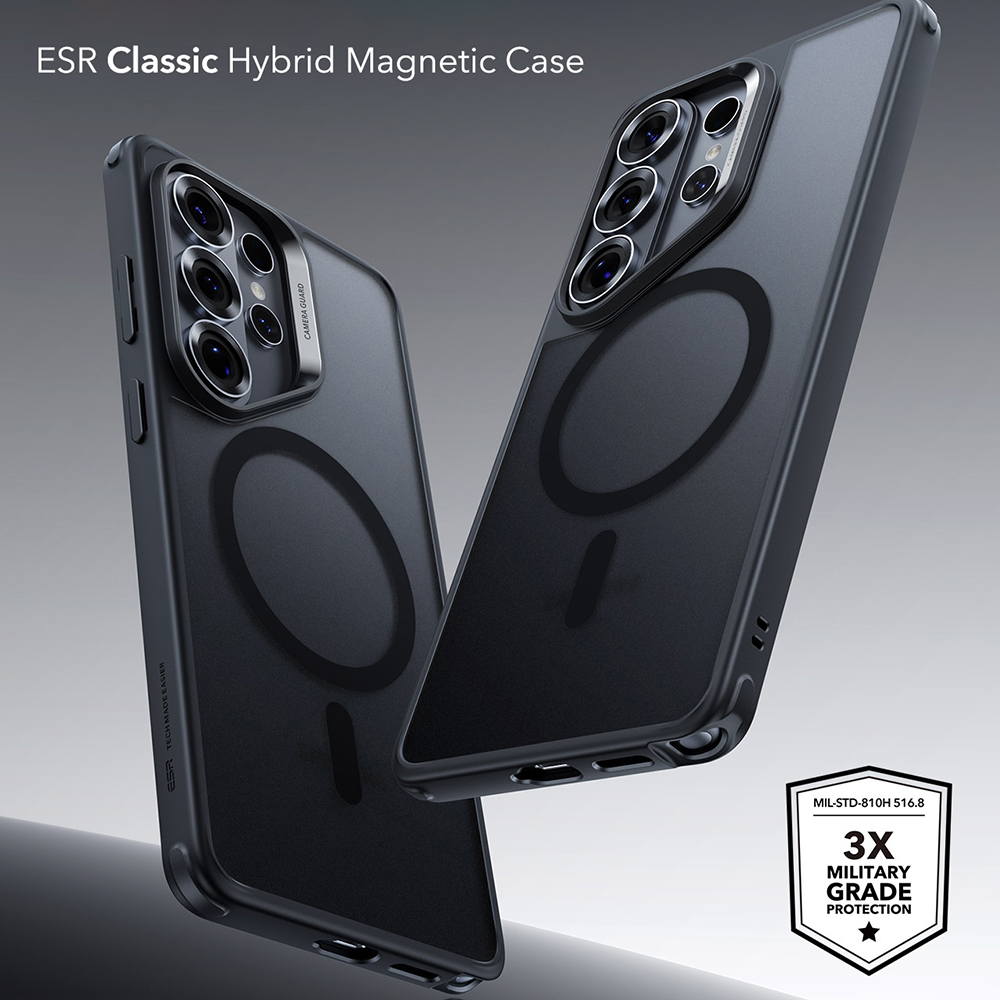 ESR Classic Hybrid HaloLock - θήκη για Samsung Galaxy S26 Ultra - Μαύρο - Image 2
