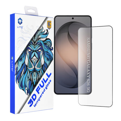 Lito - Πλήρης κάλυψη 3D - Samsung Galaxy S26 - Μαύρο