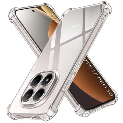 Techsuit Shockproof Clear Silicone - θήκη για Xiaomi Redmi Note 15 Pro - Διάφανο