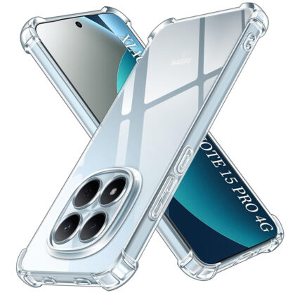 Techsuit Shockproof Clear Silicone - θήκη για Xiaomi Redmi Note 15 Pro - Διάφανο