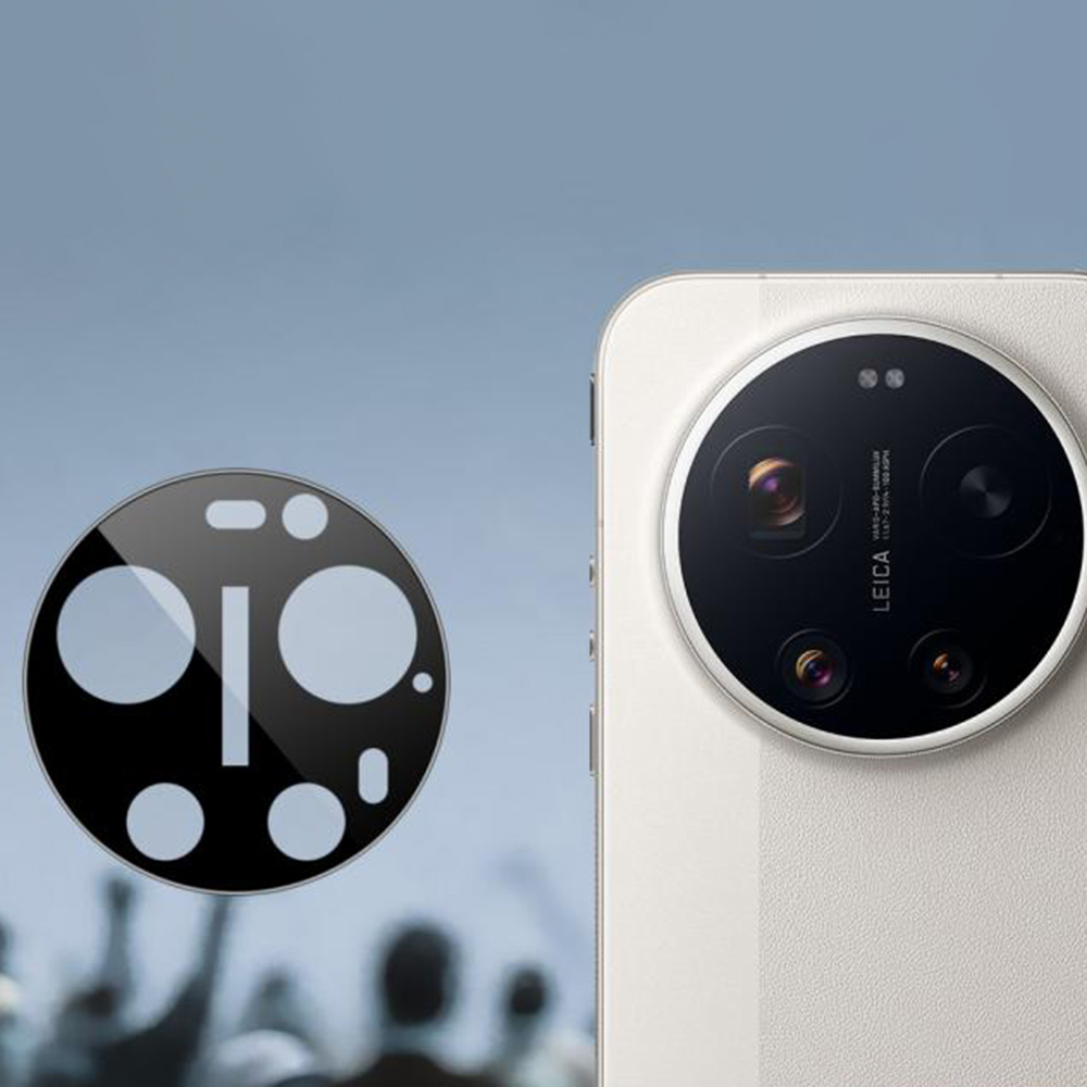 Techsuit - Πλήρες γυαλί κάμερας - Xiaomi 17 Ultra - Μαύρο - Image 4