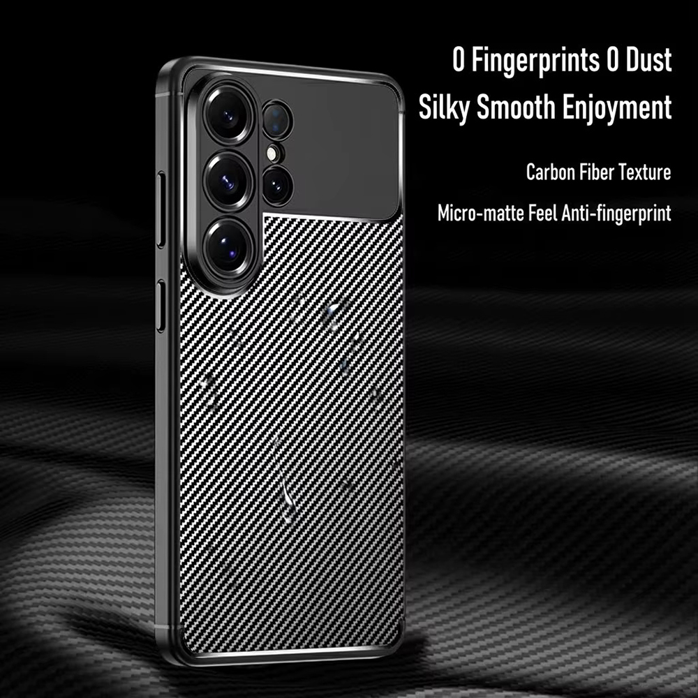 Techsuit CarbonFiber - θήκη για Samsung Galaxy S26 Ultra - Μαύρο - Image 4