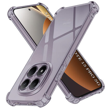 Techsuit Shockproof Clear Silicone - θήκη για Xiaomi Redmi Note 15 Pro - Διάφανο