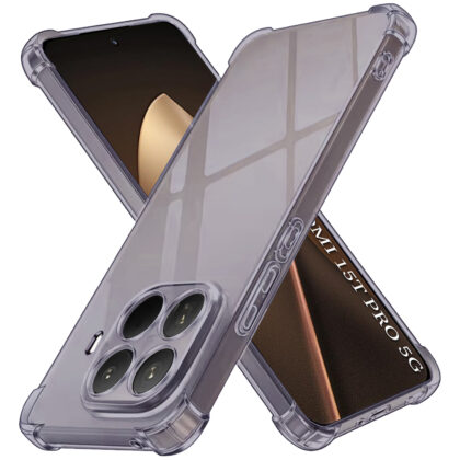 Techsuit Shockproof Clear Silicone - θήκη για Xiaomi 15T Pro - Διάφανο