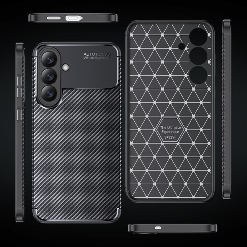 Techsuit CarbonFiber - θήκη για Samsung Galaxy S26 - Μαύρο - Image 2