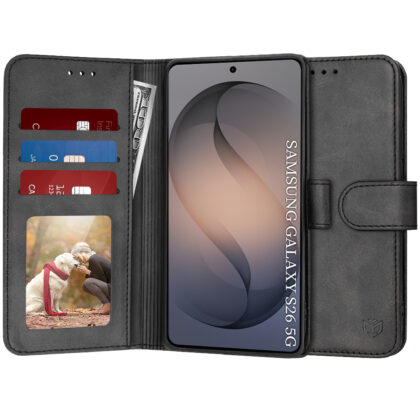 Techsuit Diary Book - θήκη για Samsung Galaxy S26 - Μαύρο