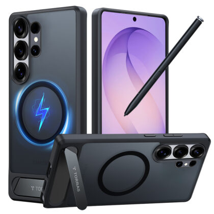 Torras Pstand - θήκη για Samsung Galaxy S26 Ultra - Μαύρο