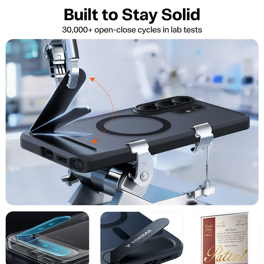 Torras Pstand - θήκη για Samsung Galaxy S26 Ultra - Μαύρο - Image 7