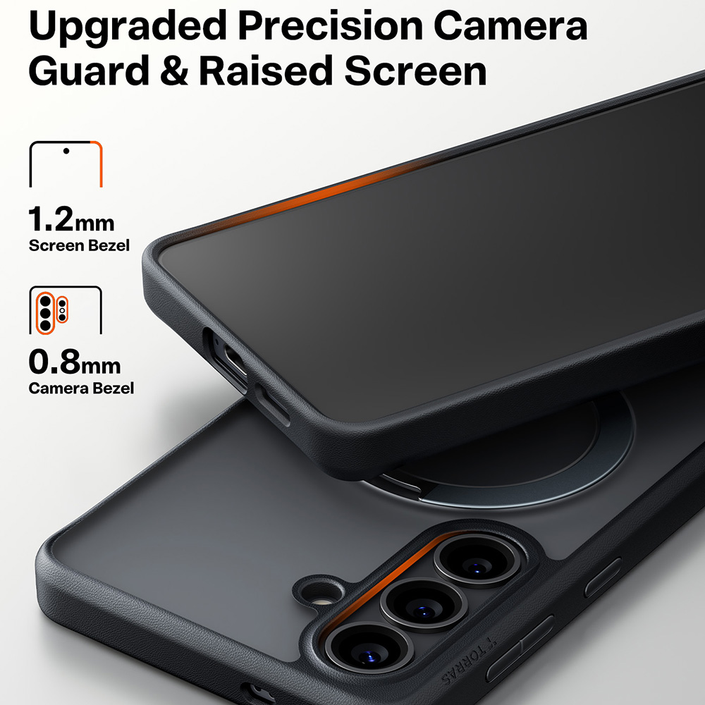 Torras - Σειρά Ostand Spin - Samsung Galaxy S26 Plus - Μαύρο - Image 4