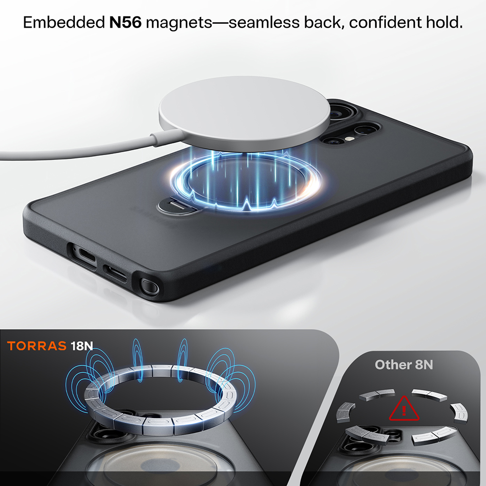 Torras Ostand Spin Series - θήκη για Samsung Galaxy S26 Ultra - Μαύρο - Image 6
