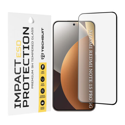 Techsuit - Γυαλί ESD - Xiaomi Redmi Note 15 Pro 5G - Μαύρο