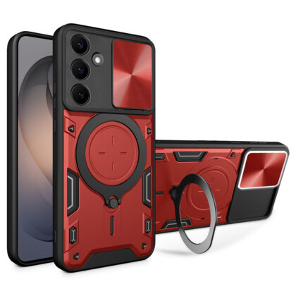 Techsuit CamGuard Pro - θήκη για Samsung Galaxy S26 - Κόκκινο