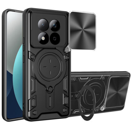 Techsuit CamGuard Pro - θήκη για Xiaomi Redmi Note 15 Pro - Μαύρο