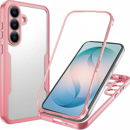 Techsuit - Σειρά ColorVerse 360 + Προστατευτικό οθόνης - Samsung Galaxy S26 Plus - Ροζ