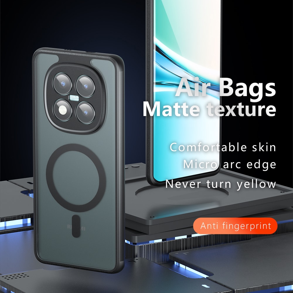Techsuit PureFrost - θήκη για Xiaomi Redmi Note 15 Pro+ 5G / Poco M8 Pro - Μαύρο - Image 2