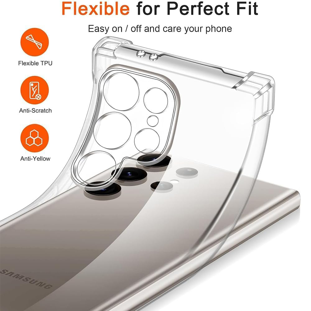 Techsuit Shockproof Clear Silicone - θήκη για Samsung Galaxy S26 Ultra - Διάφανο - Image 3