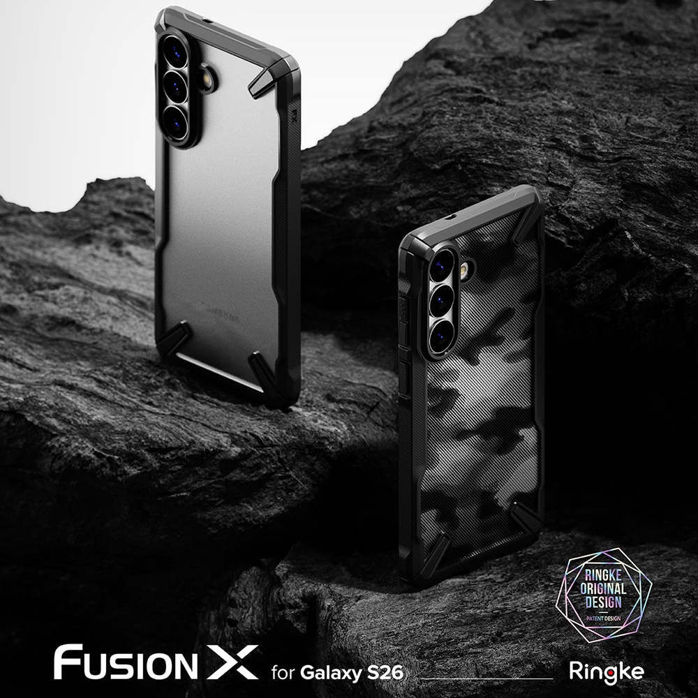 Ringke - Fusion X - Samsung Galaxy S26 Plus - Μαύρο - Image 5