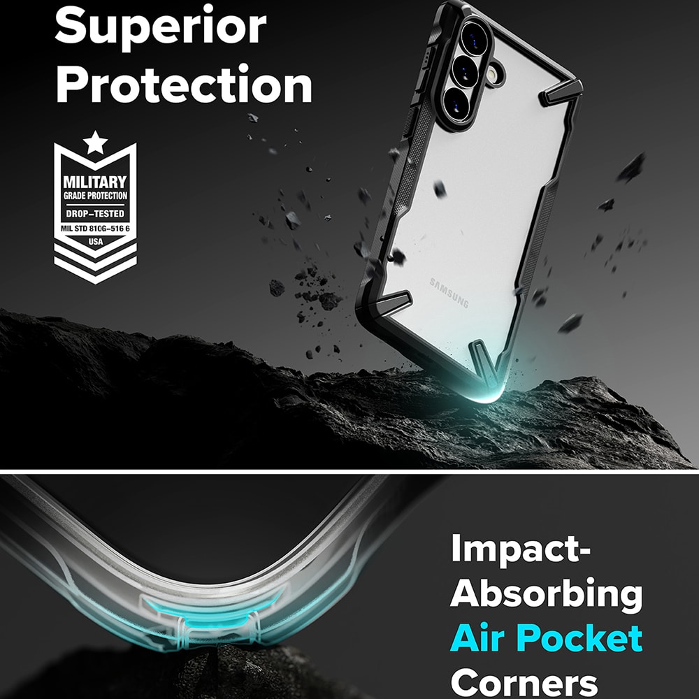 Ringke - Fusion X - Samsung Galaxy S26 Plus - Μαύρο - Image 7