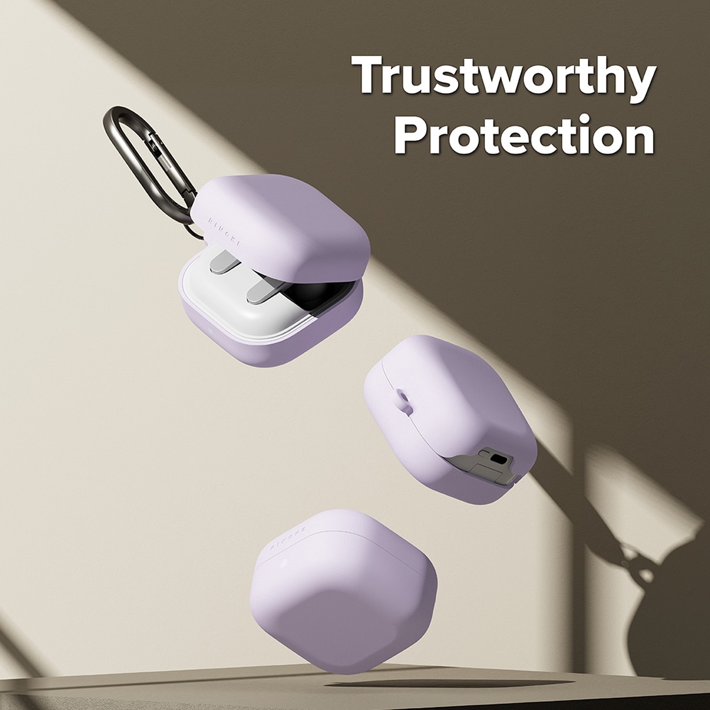 Ringke - Σιλικόνη - Samsung Galaxy Buds 4 Pro - Ανοιχτό Μωβ - Image 2