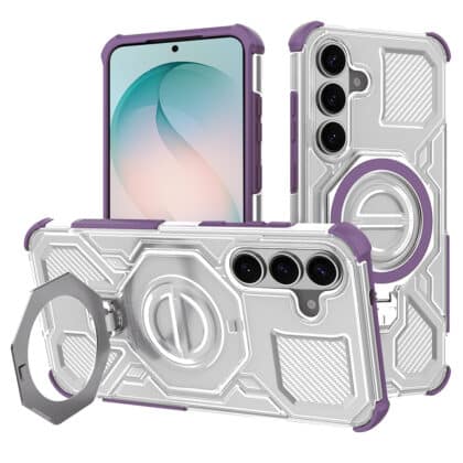 Techsuit - Carbon Shield PRO - Samsung Galaxy S26 Plus - Μωβ Διαφανές