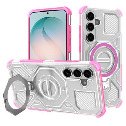 Techsuit - Carbon Shield PRO - Samsung Galaxy S26 Plus - Ροζ Διαφανές