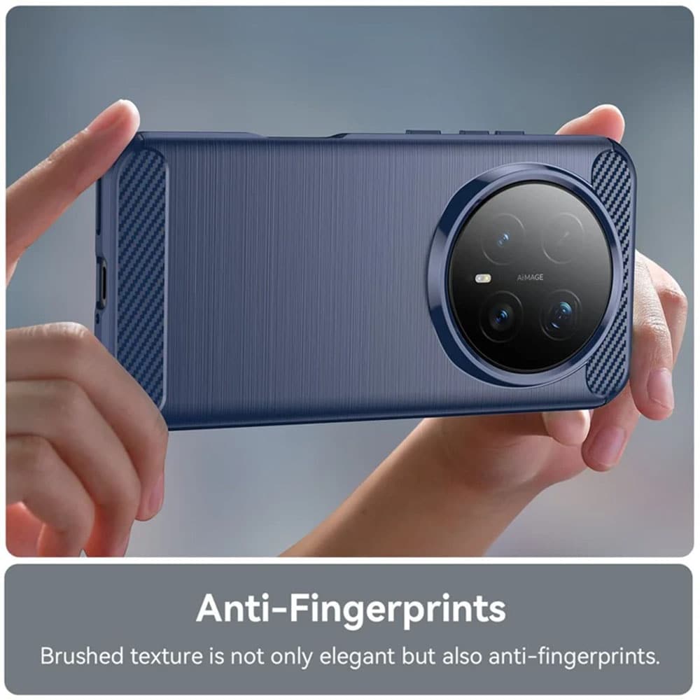 Techsuit Carbon Silicone - θήκη για Honor Magic8 Pro - Μπλε - Image 5