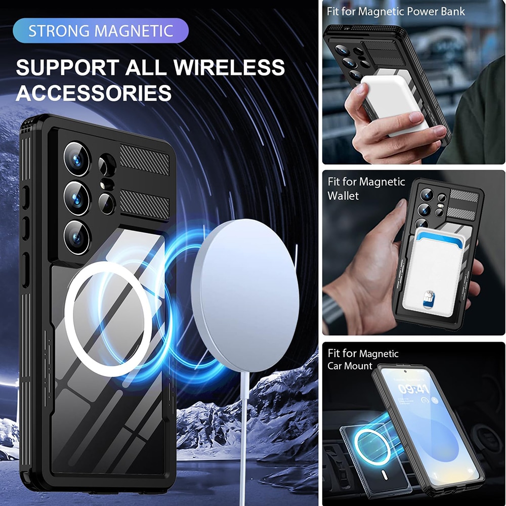 ShellBox Waterproof IP68 - θήκη για Samsung Galaxy S26 Ultra - Μαύρο - Image 4