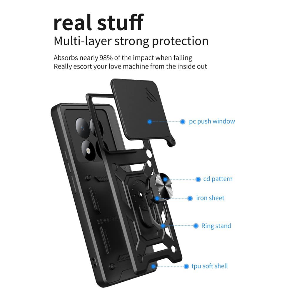 Techsuit CamShield Series - θήκη για Xiaomi Redmi Note 15 Pro / Pro+ 5G Poco M8 - Ροζ - Image 6