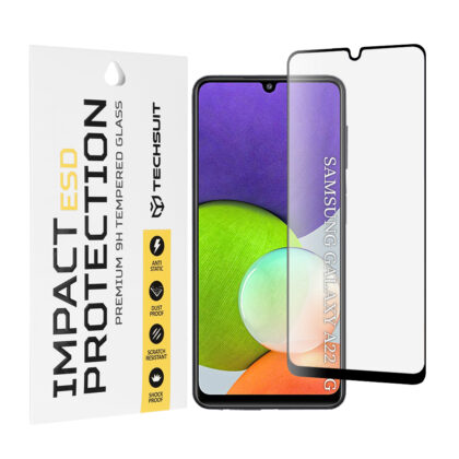 Techsuit - Γυαλί ESD - Samsung Galaxy A22 4G - Μαύρο