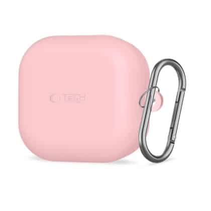 Γάντζος σιλικόνης TECH-PROTECT SAMSUNG GALAXY BUDS 4/4 PRO σε σκούρο ροζ χρώμα