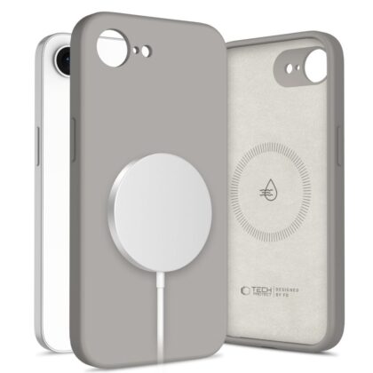 TECH-PROTECT SILICONE MAGSAFE - θήκη για Apple iPhone 16e / 17e - Γκρι