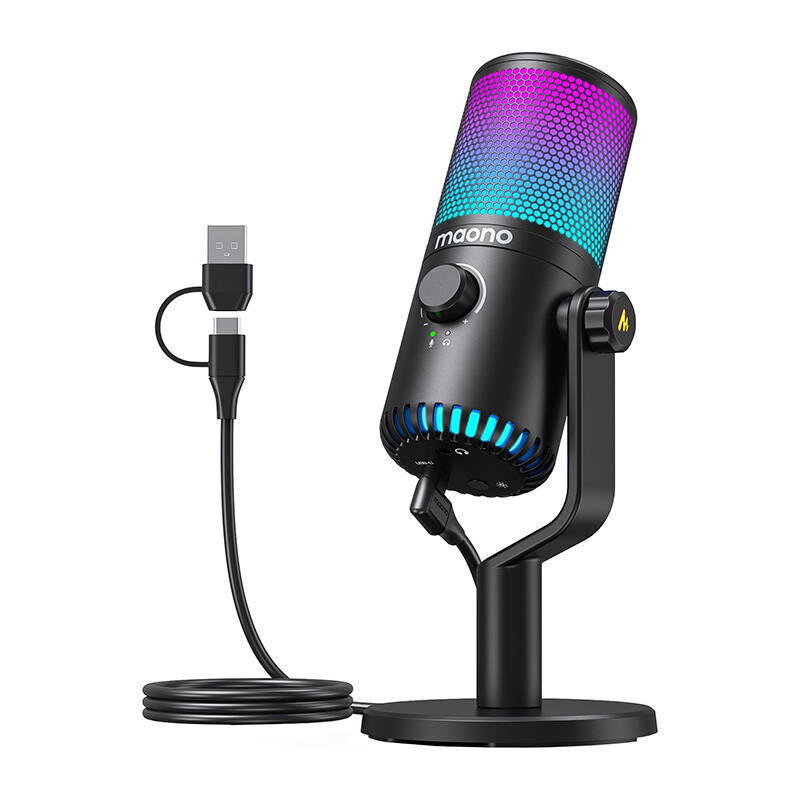 Μικρόφωνο παιχνιδιών Maono DM30RGB (μαύρο) - Image 3