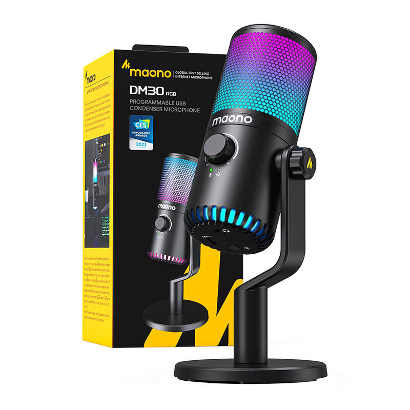 Μικρόφωνο παιχνιδιών Maono DM30RGB (μαύρο) - Image 4