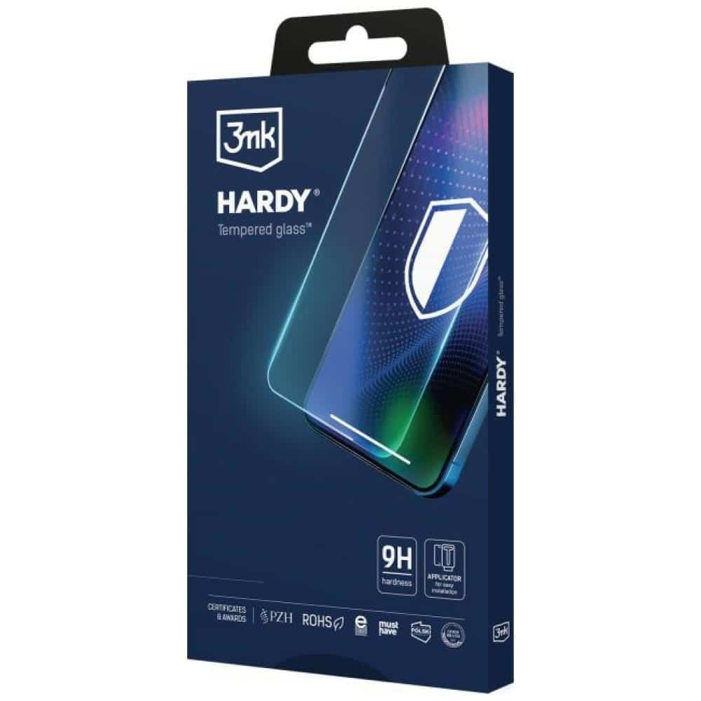 3MK Hardy Sam S23+ S916Χημικά σκληρυμένο γυαλί μαύρο - Image 4