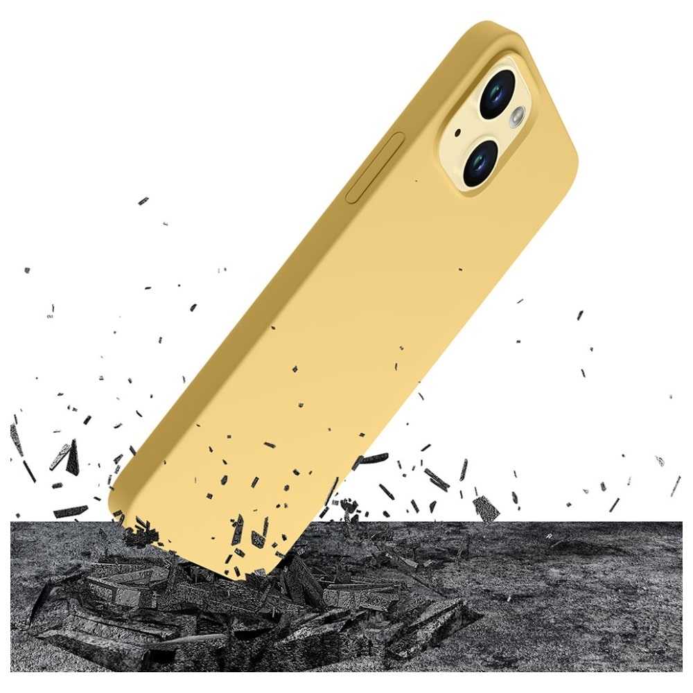3MK Hardy - θήκη για Apple iPhone 15 Plus / 14 - Κίτρινο - Image 3