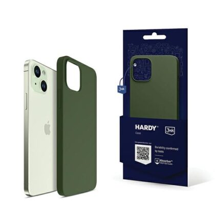3MK Hardy - θήκη για Apple iPhone 15 Plus / 14 - Πράσινο