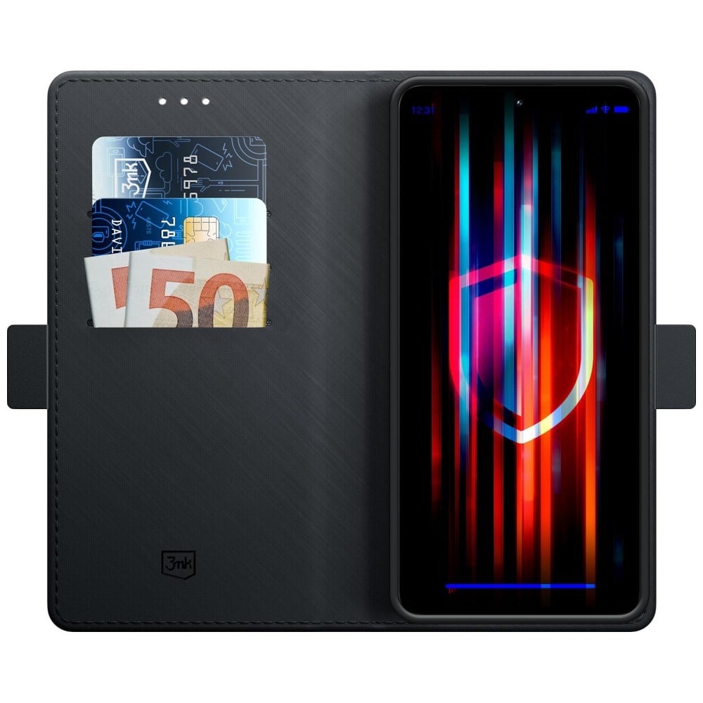 Θήκη πορτοφολιού 3MK για OnePlus 15 5G μαύρη - Image 2