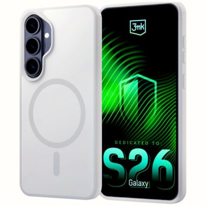 3MK Smoke Case Mag&Stand - θήκη για Samsung Galaxy S26 - Λευκό