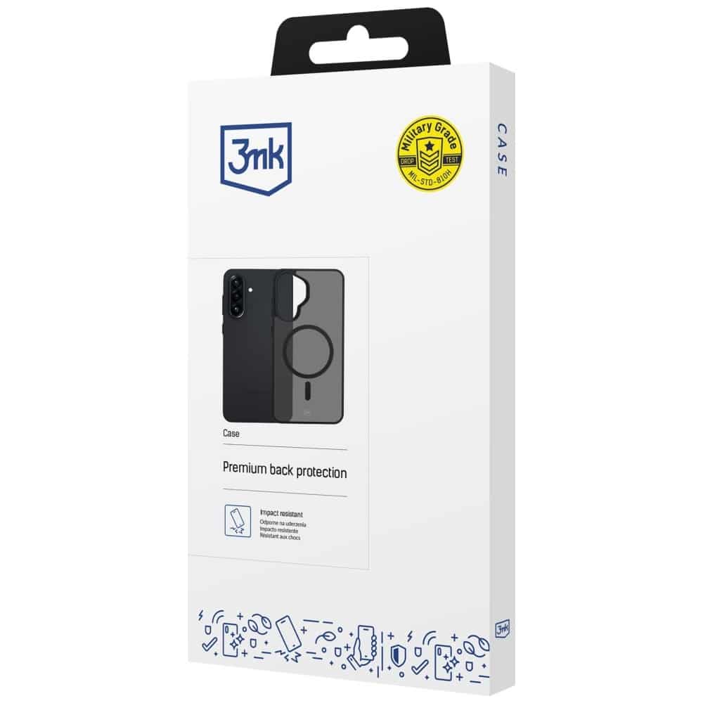 3MK Smoke Case Mag&Stand - θήκη για Samsung Galaxy A57 - Μαύρο - Image 3