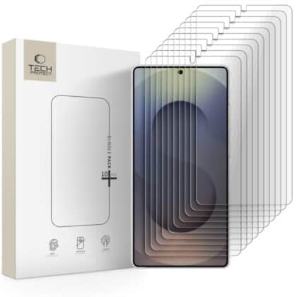 GALAXY S26 ULTRA CLEAR ΣΕ ΠΑΚΕΤΟ 10 ΤΕΜΑΧΙΩΝ ΑΠΟ ΣΚΛΗΡΟ ΓΥΑΛΙ TECH-PROTECT