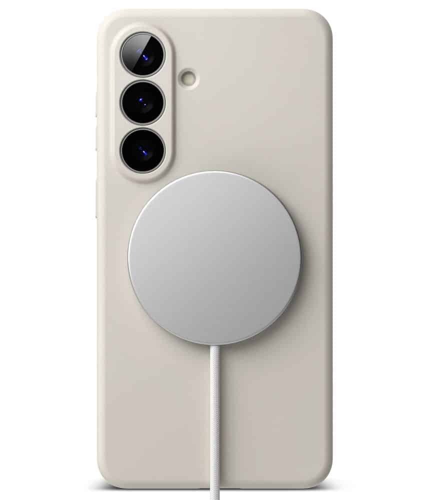 Ringke SILICONE MAGNETIC MAGSAFE - θήκη για Samsung Galaxy S26 - Διάφανο - Image 4