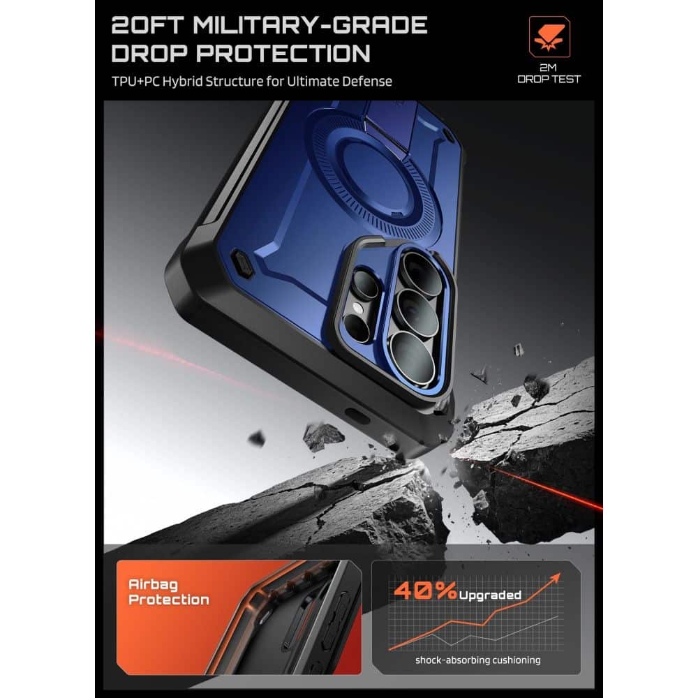 Supcase UNICORN BEETLE PRO - θήκη για Samsung Galaxy S26 Ultra - Μπλε - Image 3
