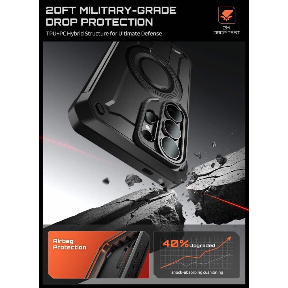 Supcase UNICORN BEETLE PRO - θήκη για Samsung Galaxy S26 Ultra - Μαύρο - Image 3