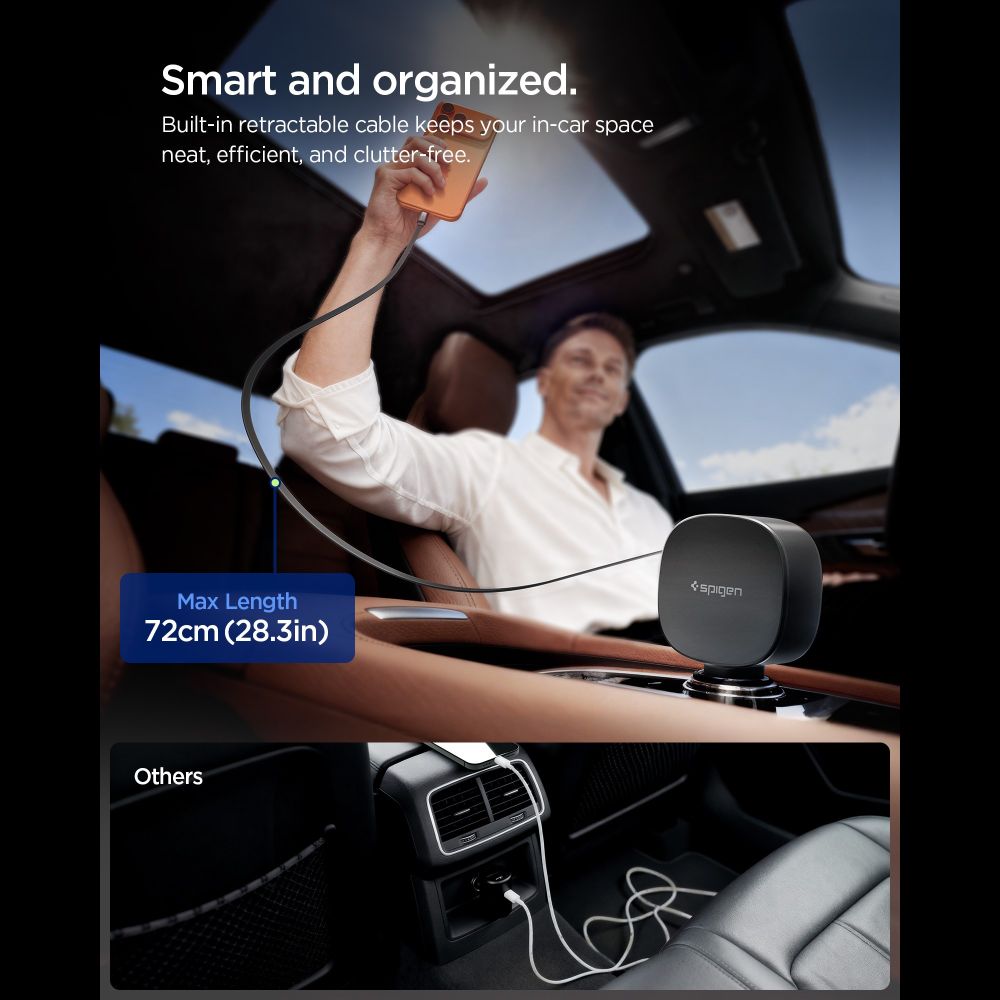 Φορτιστής αυτοκινήτου SPIGEN EV603BT ESSENTAIL ΜΑΥΡΟΣ - Image 4
