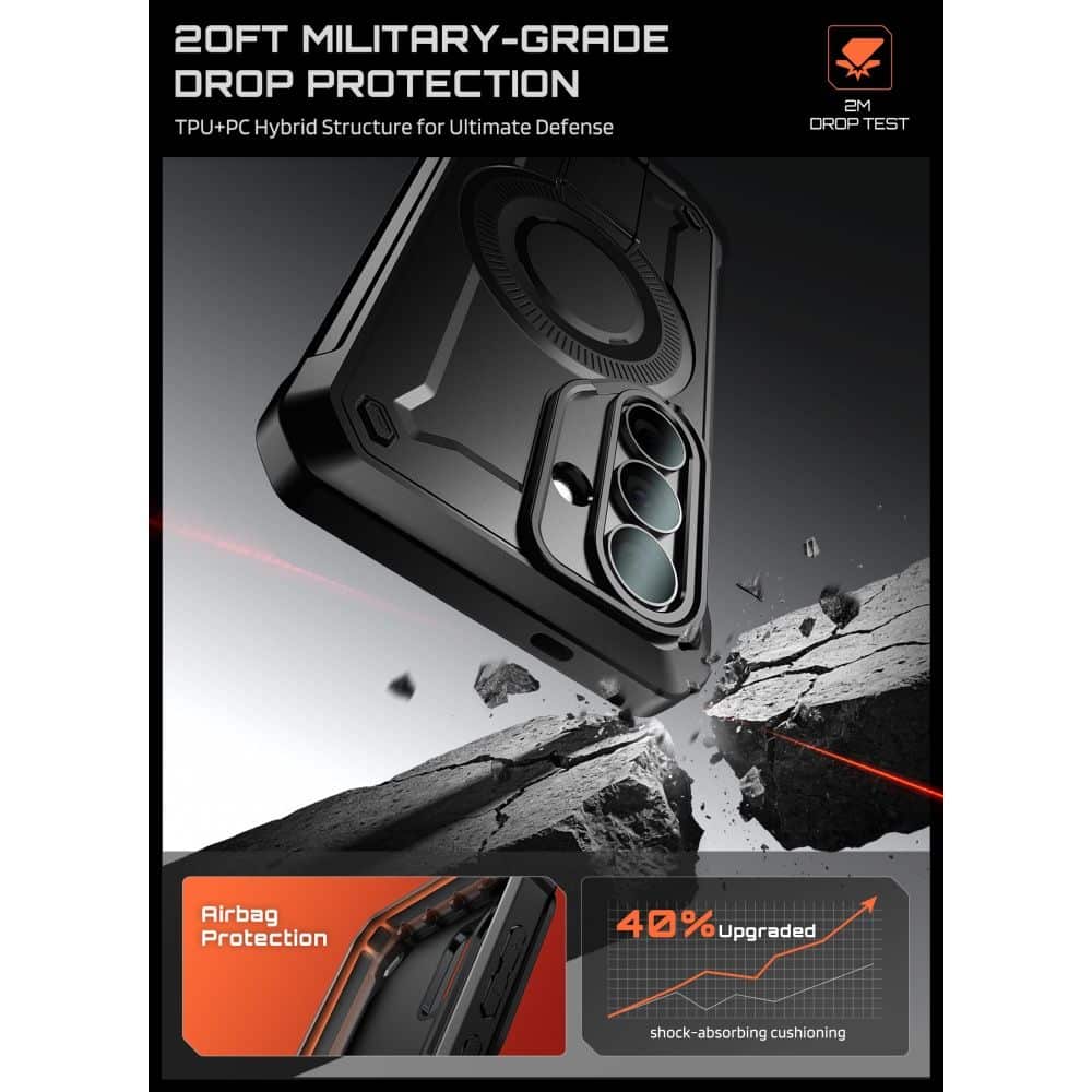 Supcase UNICORN BEETLE PRO - θήκη για Samsung Galaxy S26 - Μαύρο - Image 3
