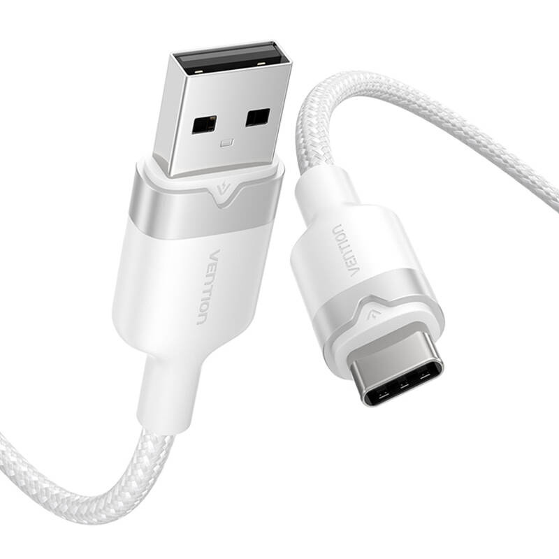 Καλώδιο USB 2.0 A σε USB-C 3A Vention CTNWF 1M (λευκό) - Image 2