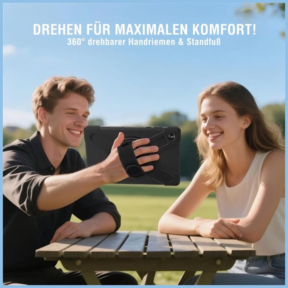 4smarts Rugged Case Grip - θήκη για Samsung Galaxy Tab A11 - Μαύρο - Image 9