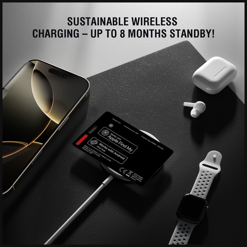 Εντοπιστής φόρτισης 4smarts SkyTag Card Duos ReCharge μαύρος - Image 8