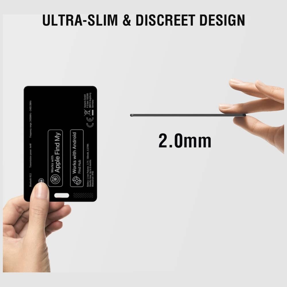 Εντοπιστής φόρτισης 4smarts SkyTag Card Duos ReCharge μαύρος - Image 9